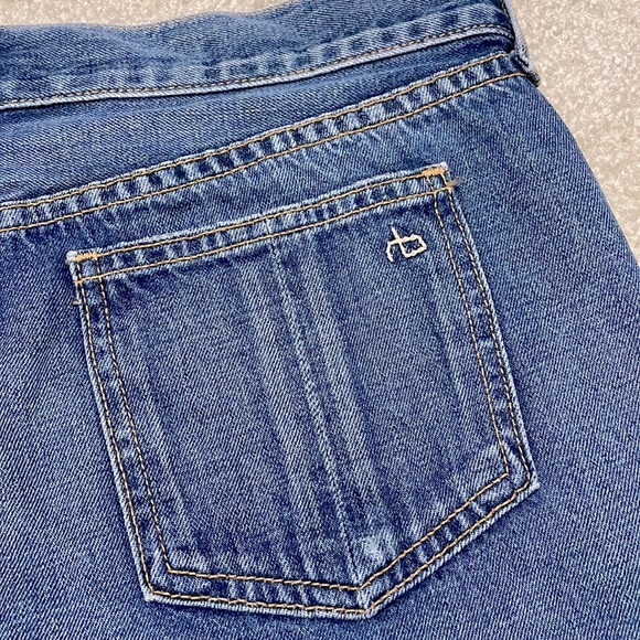 Rag & Bone Distressed Jean Shorts, Size 26 - Picture 4 of 7